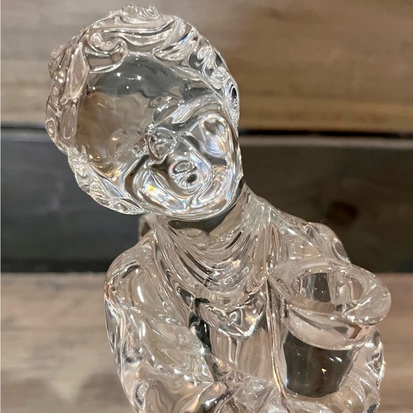 Mikasa Crystal Angel Candle Holder Christmas 5”Germany- 2 Available EUC! - Picture 9 of 9